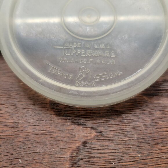 Tupperware Seal Clear Replacement Snap Lids #304 Set of 3 - Picture 2 of 2